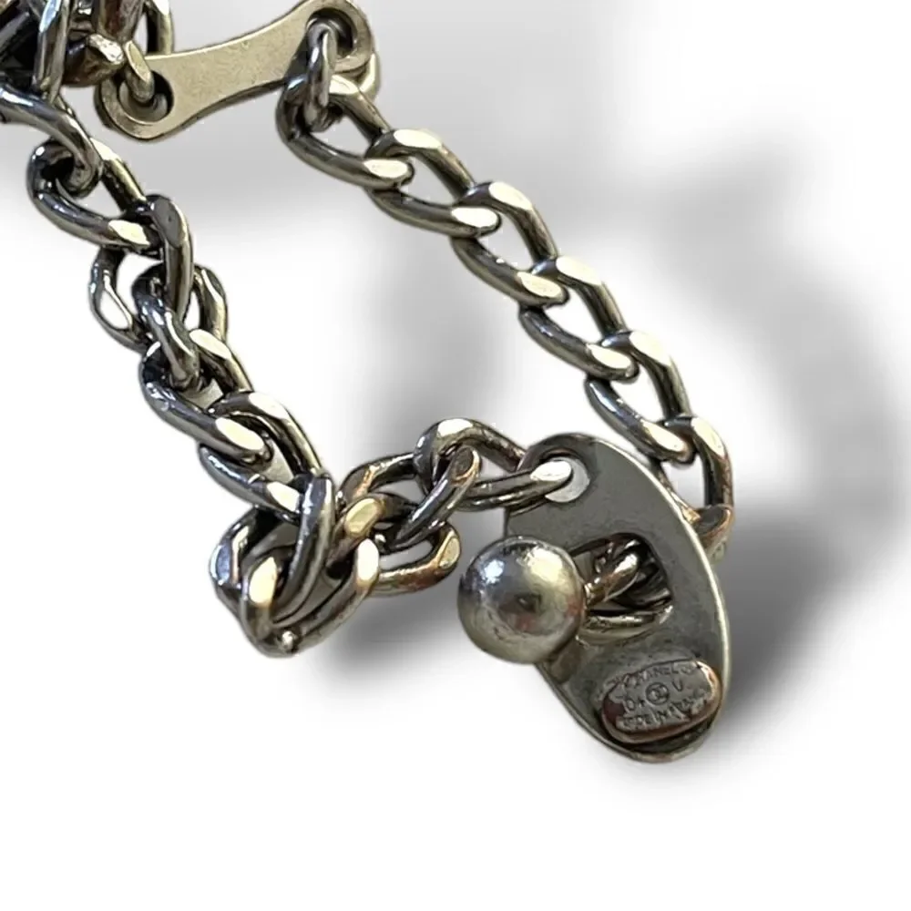 CHANEL Dog Tag Charm 2004 Season V (Continuous)
